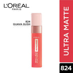 L'Oréal Paris Infallible Ultra Matte Liquid Lipstick Les Macarons - 824 Guava Gush | Grocsy