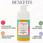 Vigini Natural Actives Foaming Face Toning Cleanser Face Wash for Men & Women | Grocsy