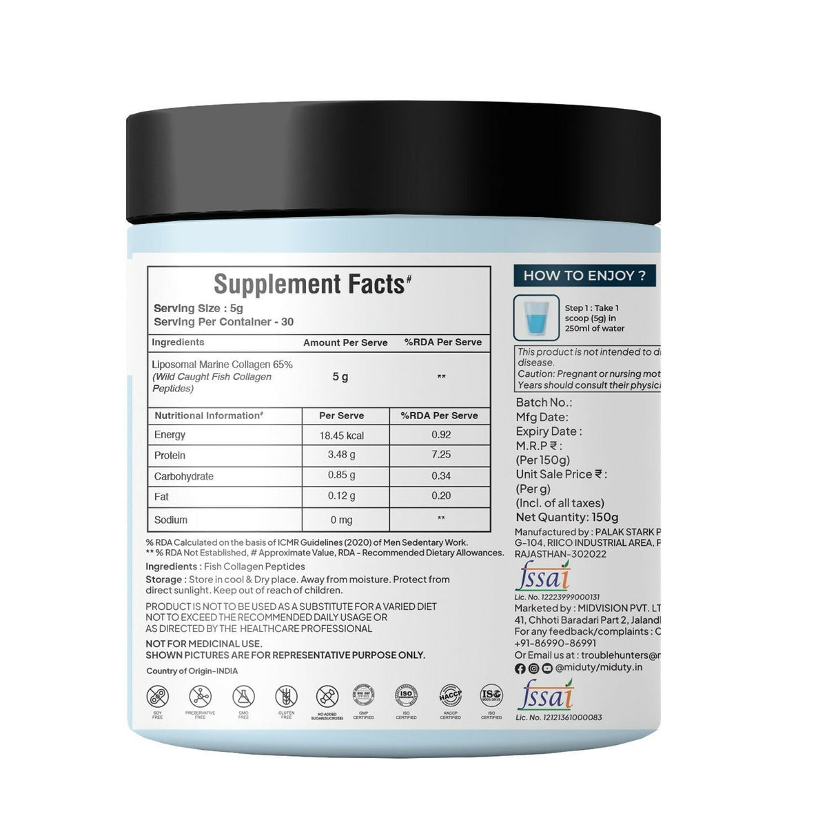 Miduty by Palak Notes Marine Collagen 4X | Grocsy