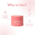 Clayco Tsubaki + Matcha Face Moisturizer With Vitamin C For Dry Skin | Grocsy