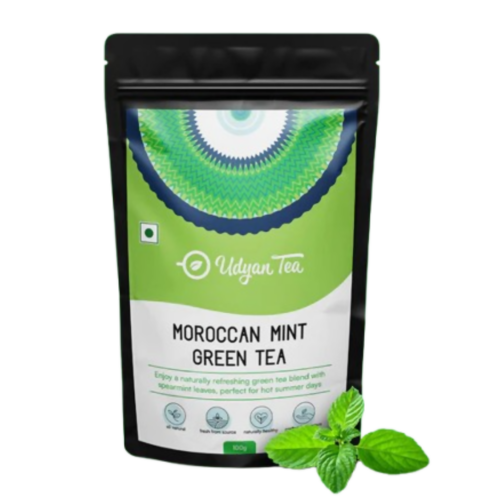 Udyan Tea Moroccan Mint Green Tea | Grocsy