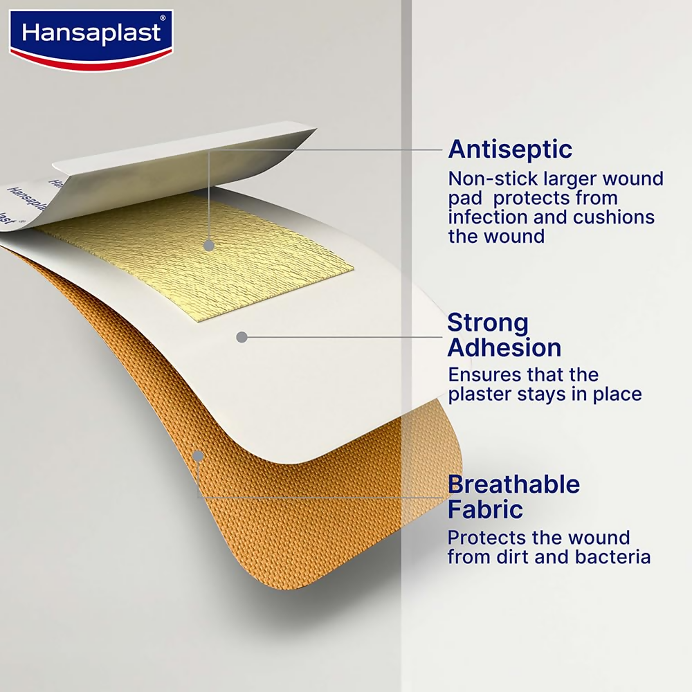 Hansaplast Antiseptic Jumbo Bandage | Grocsy