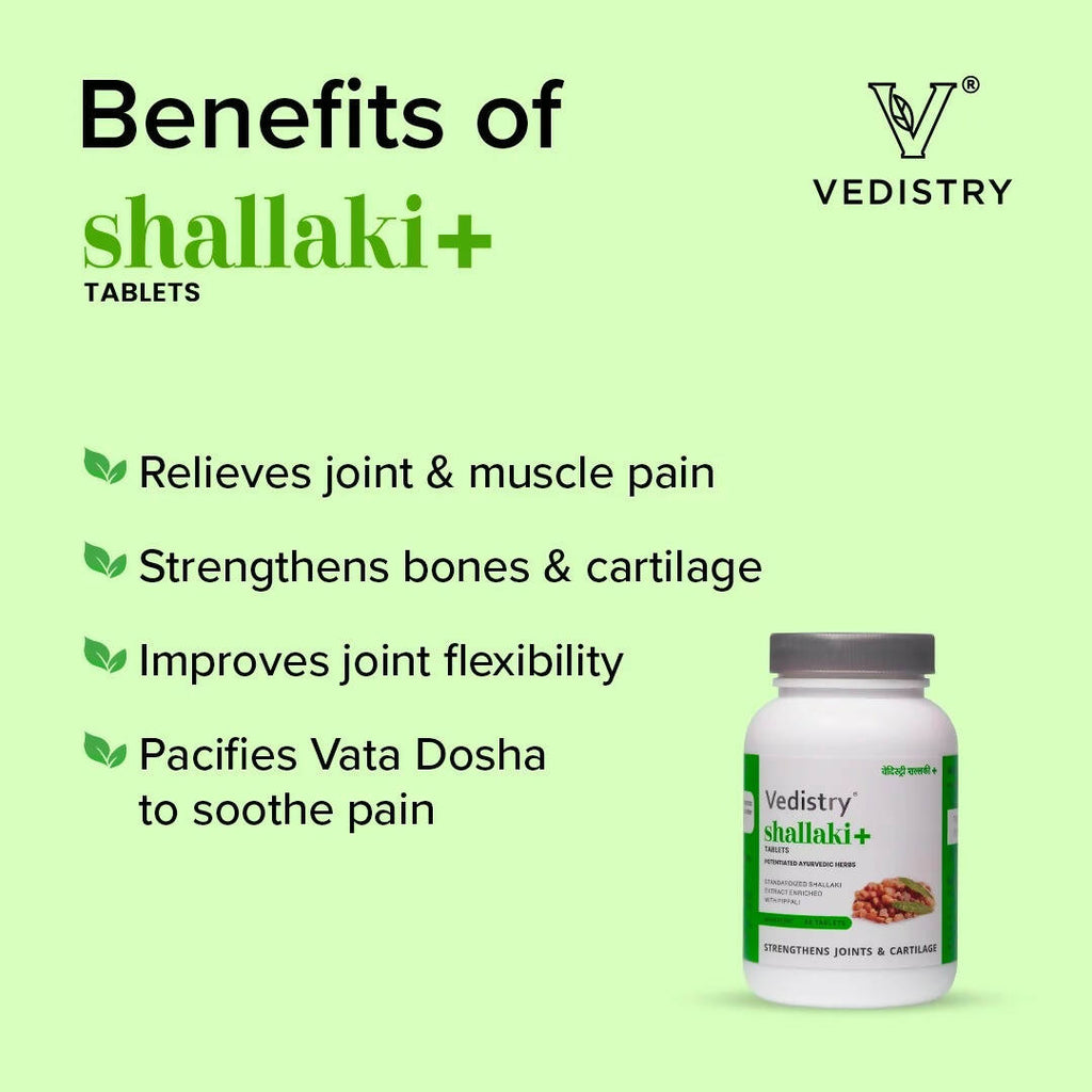 Vedistry Shallaki+ Tablets | Grocsy