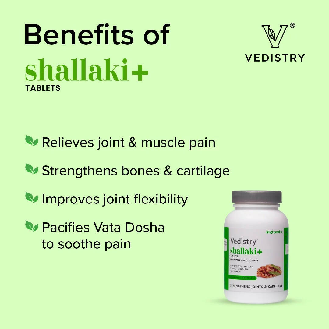 Vedistry Shallaki+ Tablets | Grocsy
