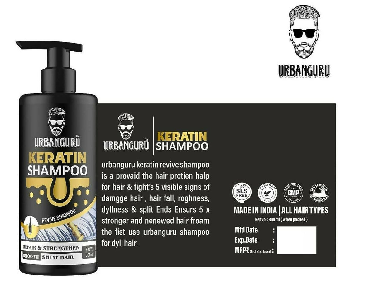 Urbanguru Men's Keratin Shampoo | Grocsy