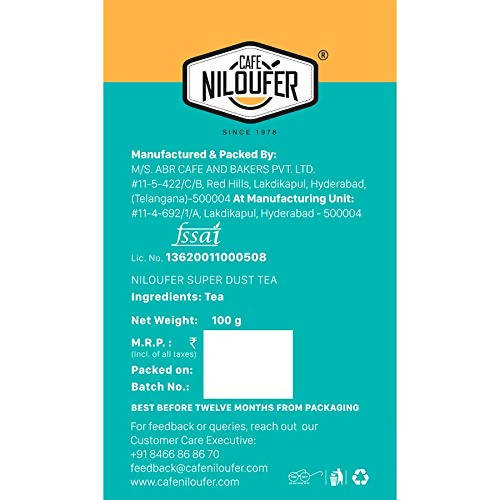 Cafe Niloufer Super Dust Tea Powder | Grocsy