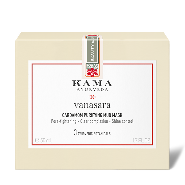 Kama Ayurveda Vanasara Cardamom Purifying Mud Mask | Grocsy