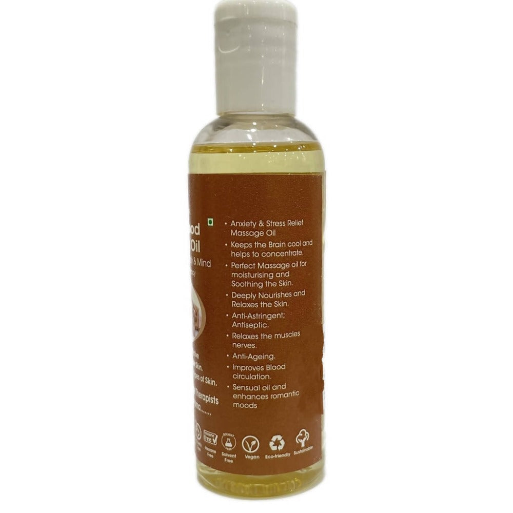 Teja Organics Sandalwood Massage Oil | Grocsy