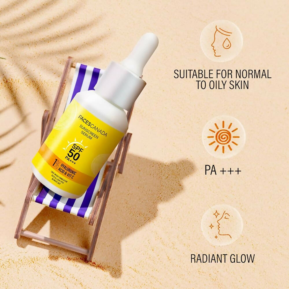 Faces Canada Sunscreen Serum SPF 50 PA+++ | Grocsy