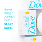 Dove Exfoliate Away Serum Beauty Bar with 4% Refining Serum + AHA | Grocsy