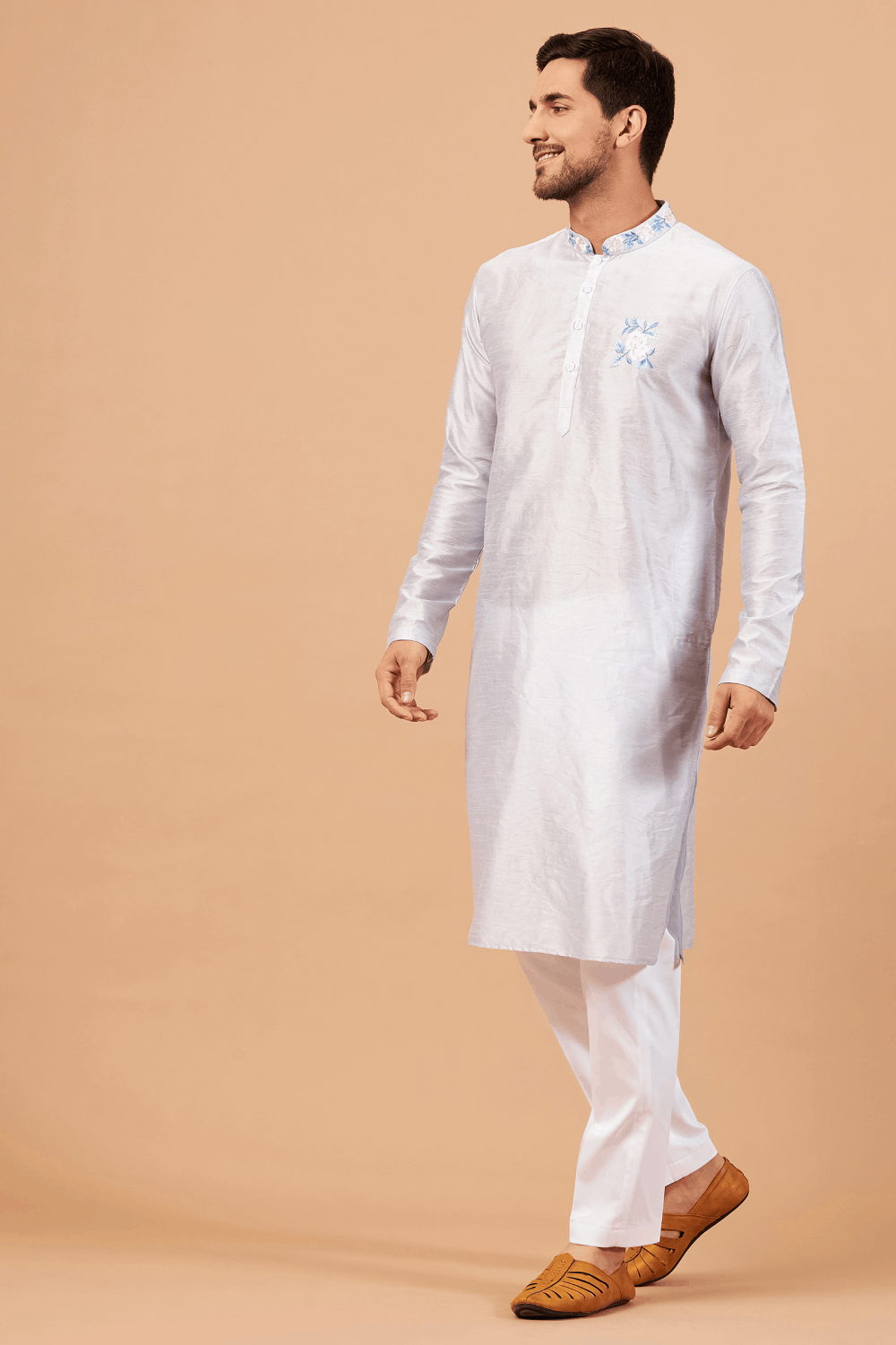 Manatee Designer Men's kurta by Hilo Design | Grocsy
