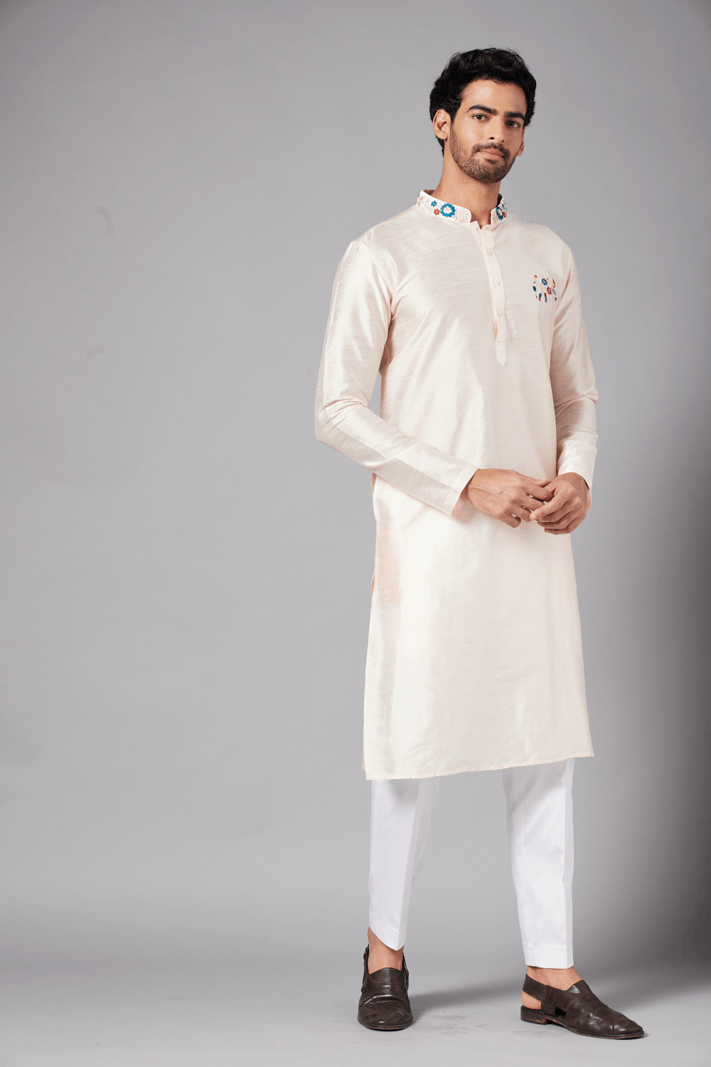 Gajanan Designer Men's kurta by Hilo Design | Grocsy