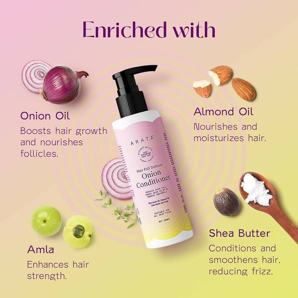 Arata Hair Fall Defense Onion Conditioner | Grocsy