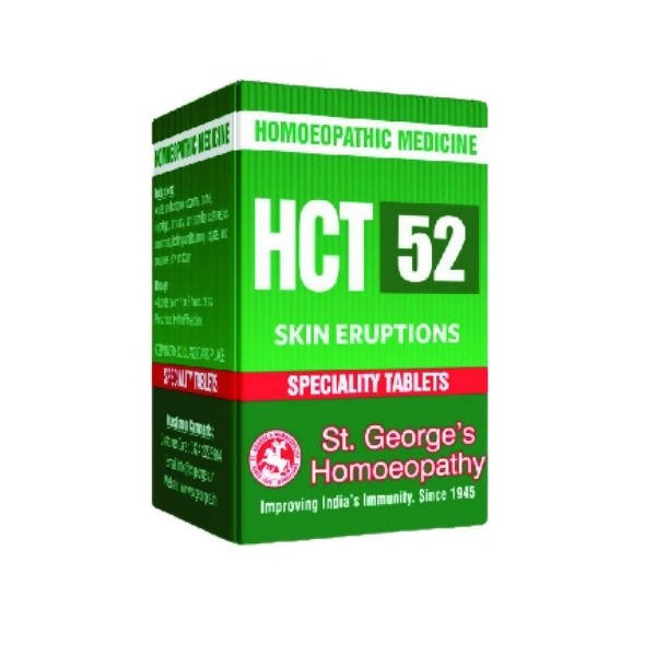 St. George's Homeopathy HCT 52 Tablets | Grocsy
