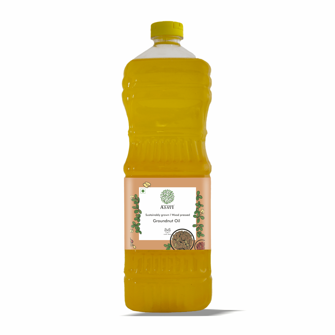 Asavi Cold Pressed Groundnut Oil | Grocsy