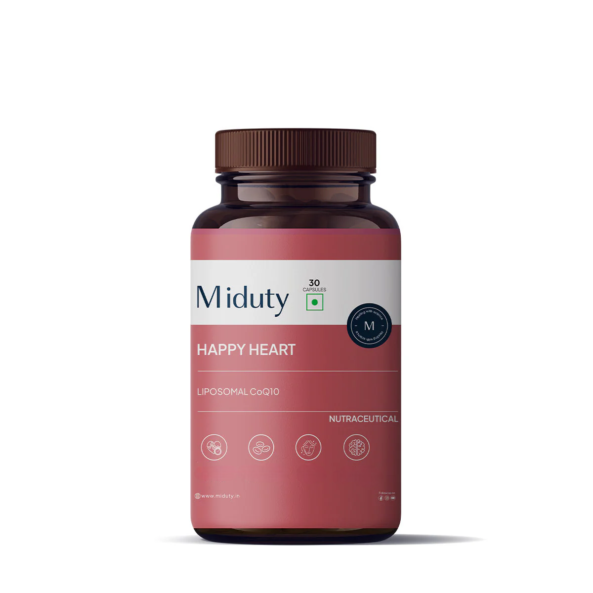 Miduty by Palak Notes Happy Heart Capsules | Grocsy