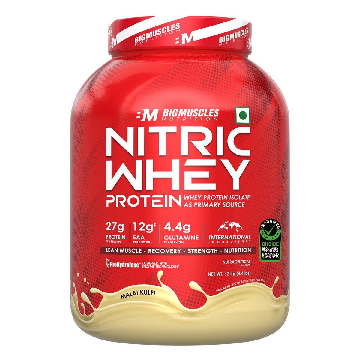 Big Muscles Nutrition Nitric Whey Protein | Grocsy