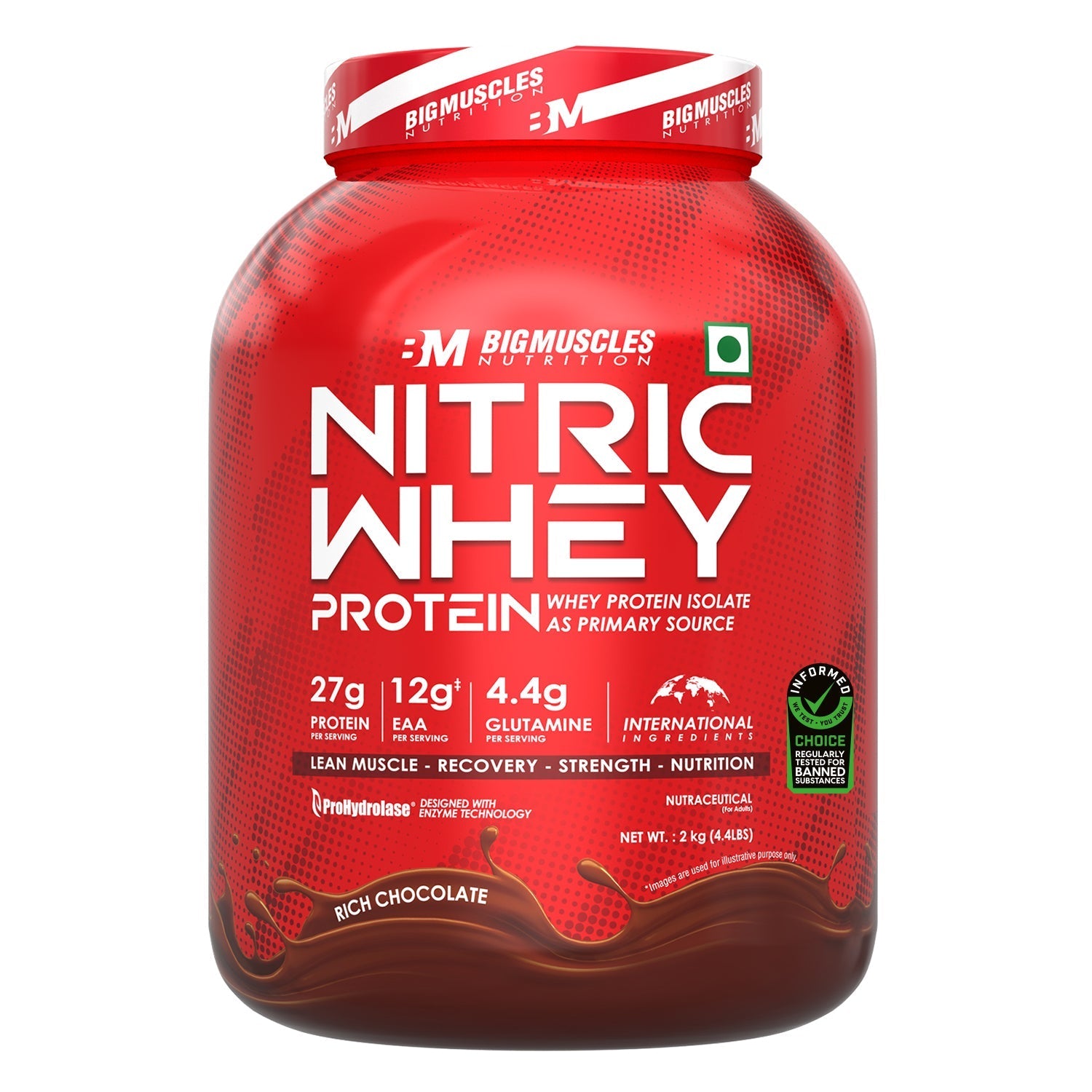 Big Muscles Nutrition Nitric Whey Protein | Grocsy