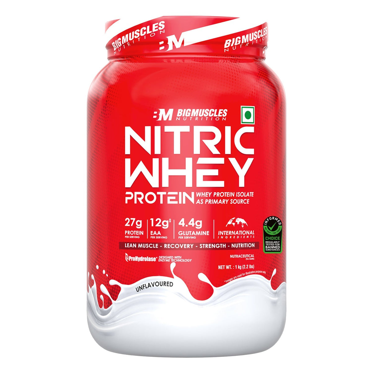 Big Muscles Nutrition Nitric Whey Protein | Grocsy
