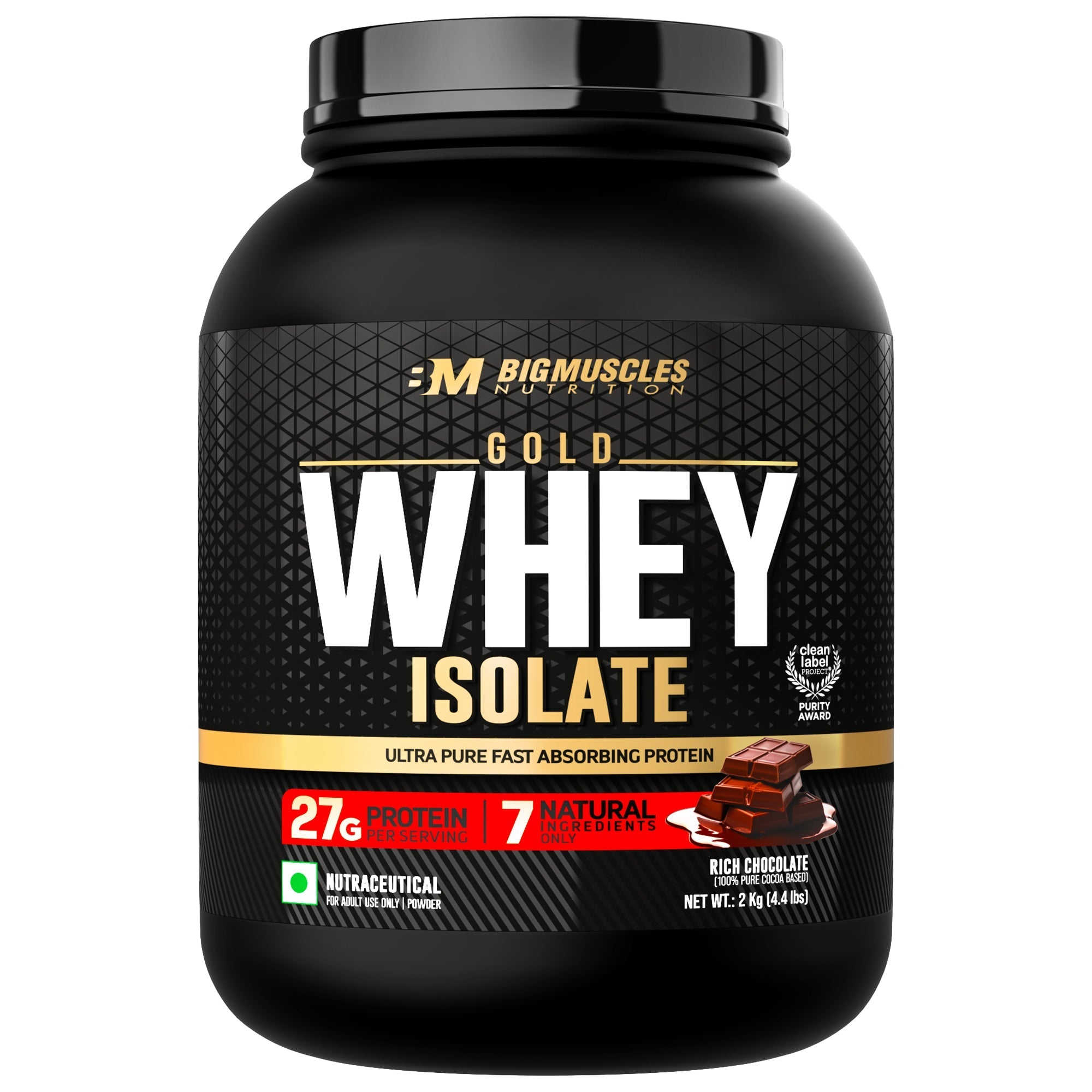Big Muscles Nutrition Gold Whey Isolate | Grocsy