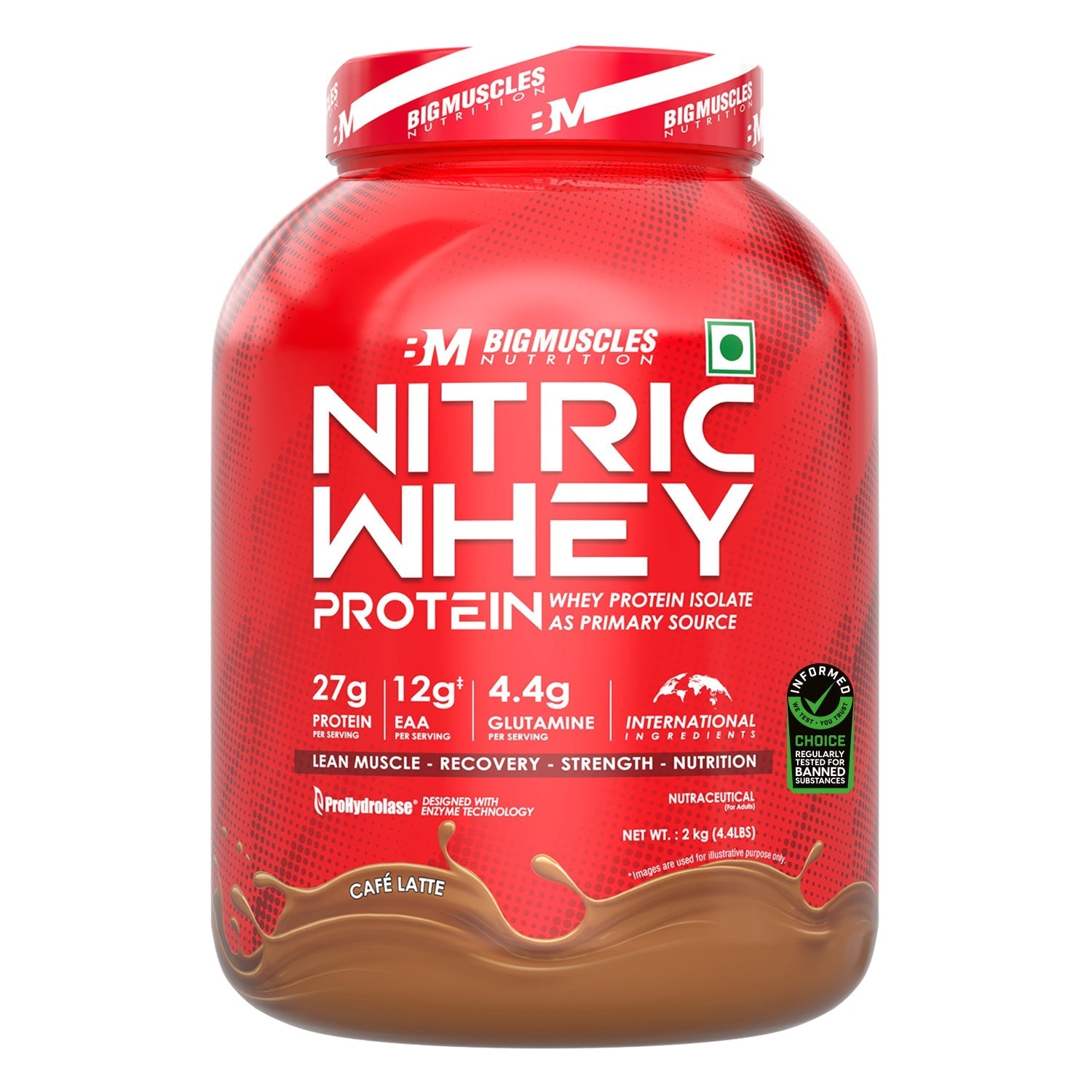 Big Muscles Nutrition Nitric Whey Protein | Grocsy