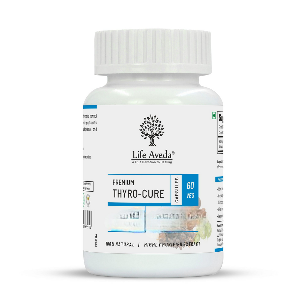 Life Aveda Premium Thyro-Cure Capsules | Grocsy