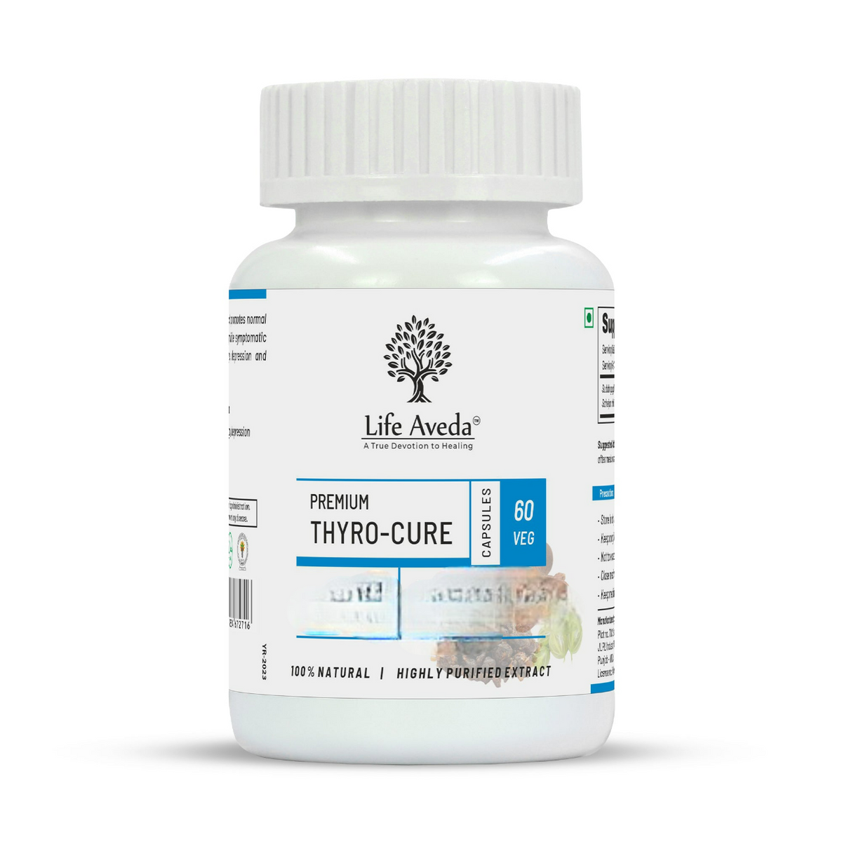 Life Aveda Premium Thyro-Cure Capsules | Grocsy