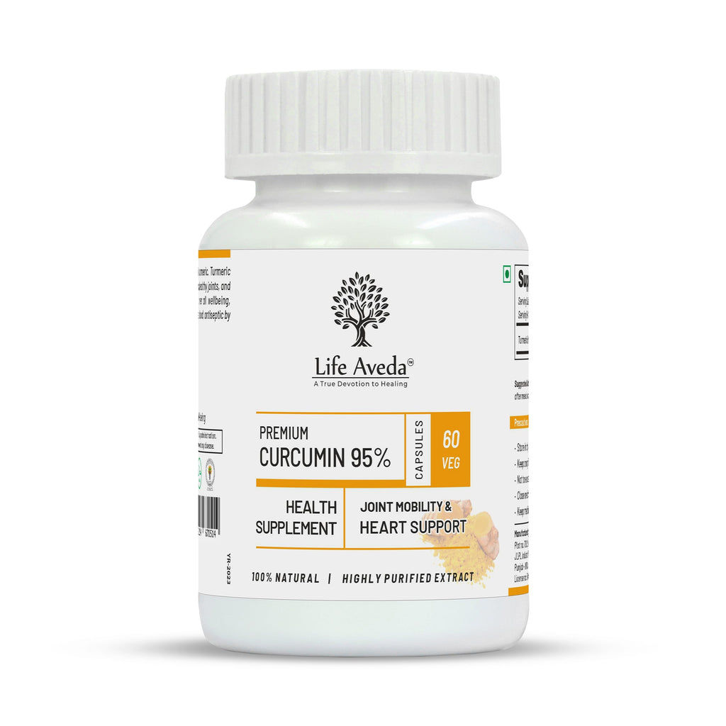 Life Aveda Premium Curcumin 95% Capsules | Grocsy