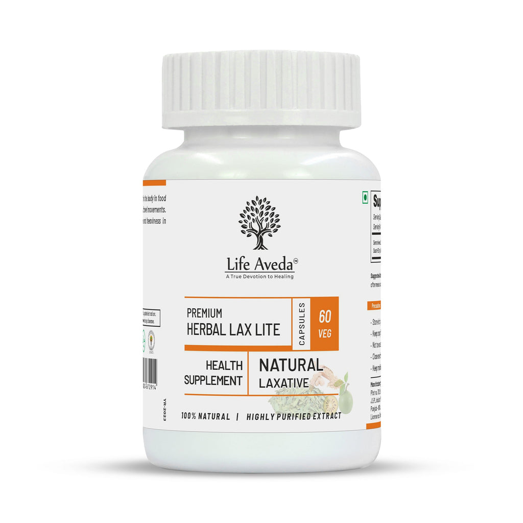 Life Aveda Herbal Lax Lite Capsules | Grocsy