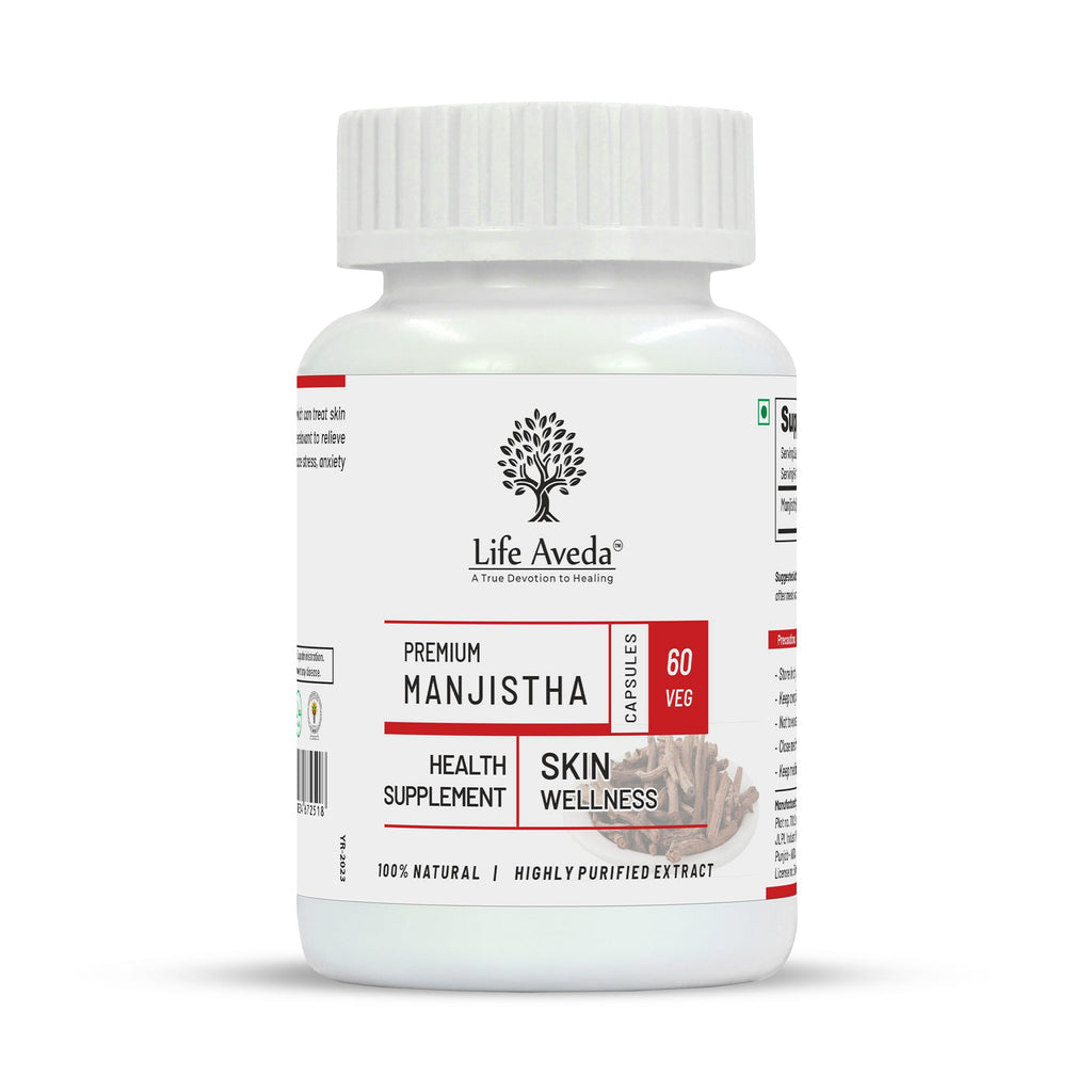 Life Aveda Premium Manjistha Capsules | Grocsy