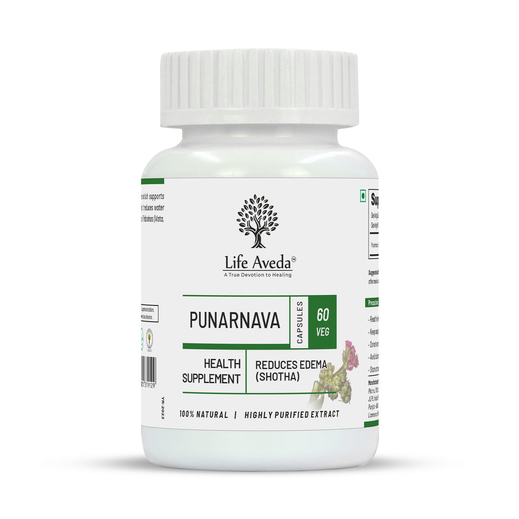 Life Aveda Punarnava Capsules | Grocsy