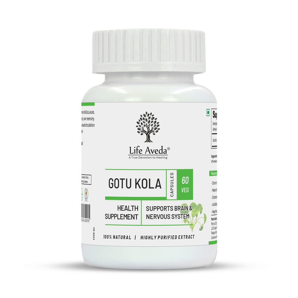 Life Aveda Gotu Kola Capsules | Grocsy