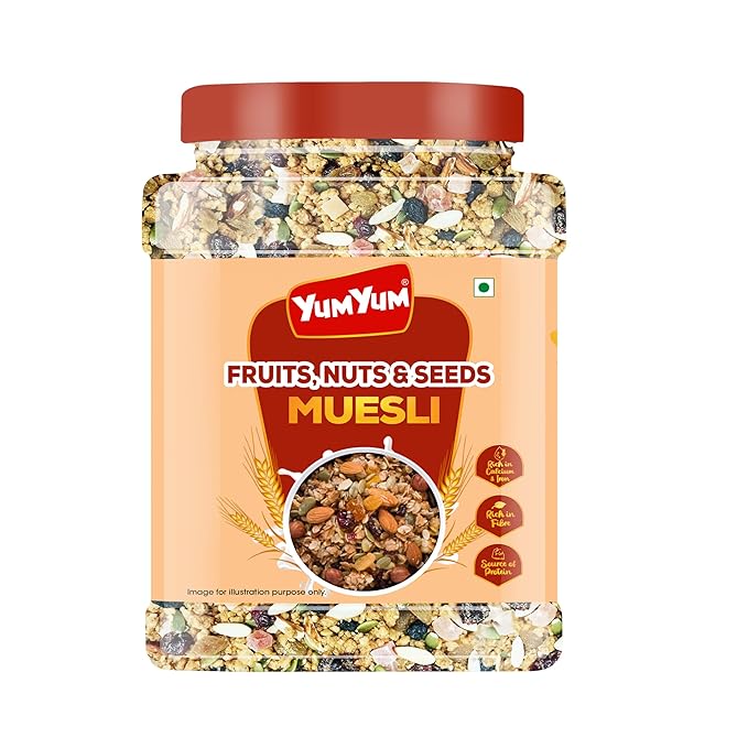 Yum Yum Fruit, Nuts & Seeds Muesli Jar | Grocsy