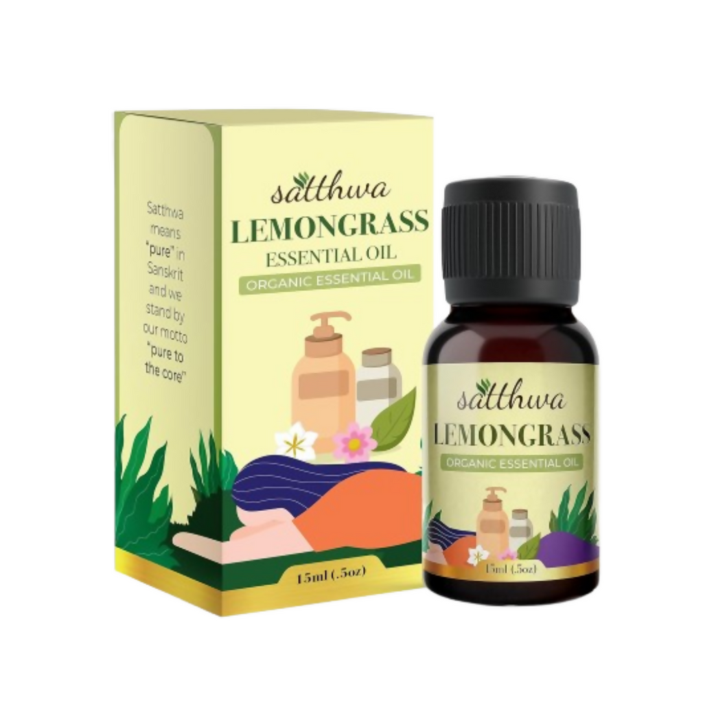 Satthwa Organic Lemongrass Essential Oil | Grocsy