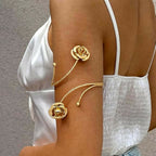 Joban Fashion Golden Alloy Fashion Gold Plated Stylish Kada Bajuband | Grocsy