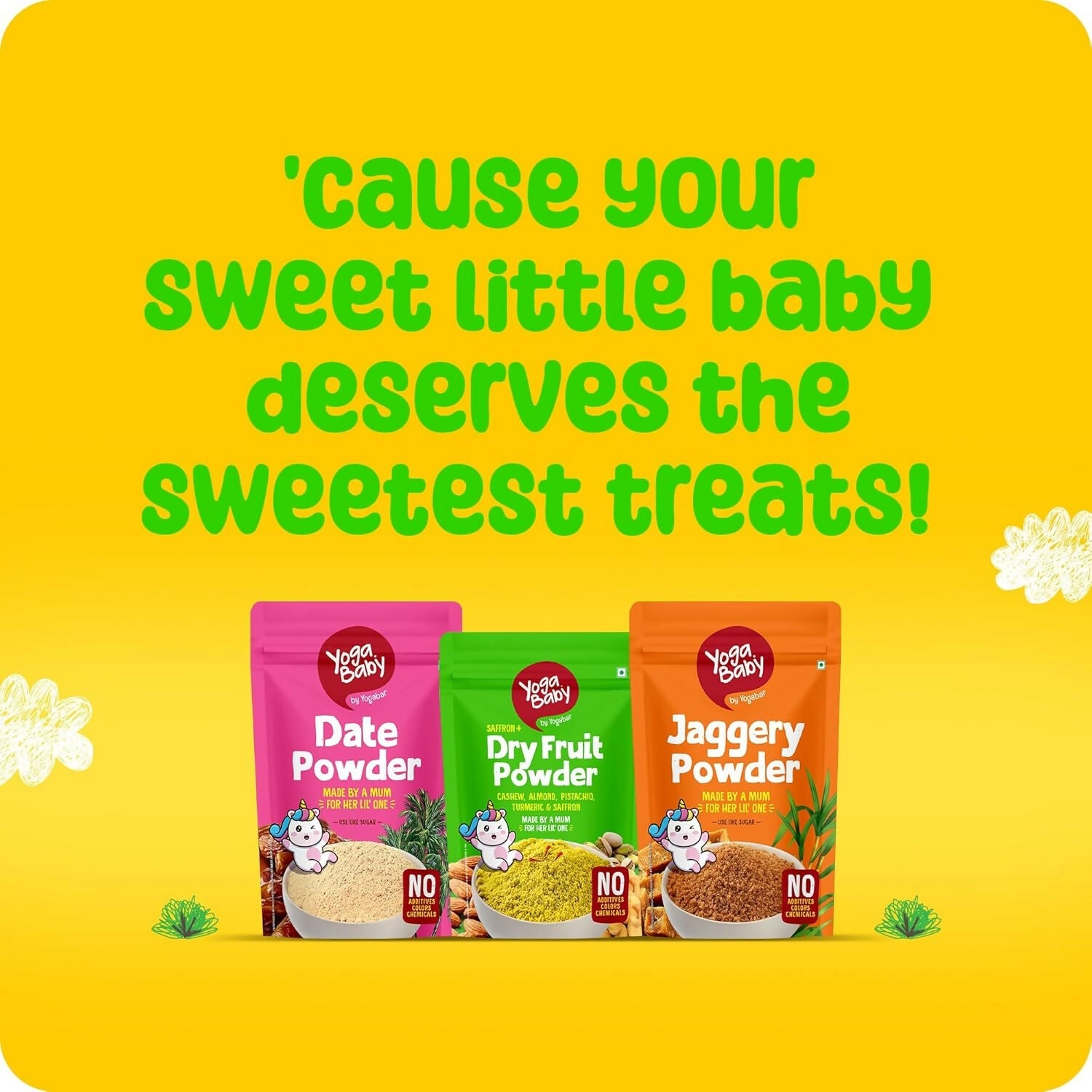 Yoga Bar Yogababy Dry Fruit Powder, Healthy Nut Powders For Infants, Kids | Grocsy