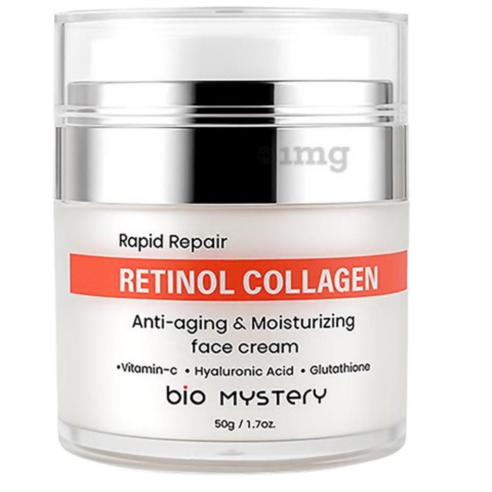 bio Mystery Collagen + Retinol + Hyaluronic Cream with Vitamin C & Glutathione | Grocsy
