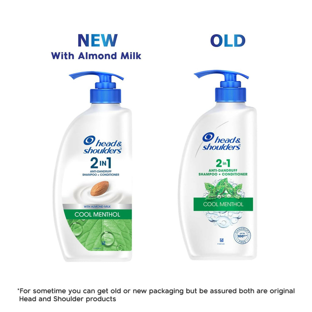 Head & Shoulders 2-in-1 Cool Menthol Anti Dandruff Shampoo + Conditioner | Grocsy
