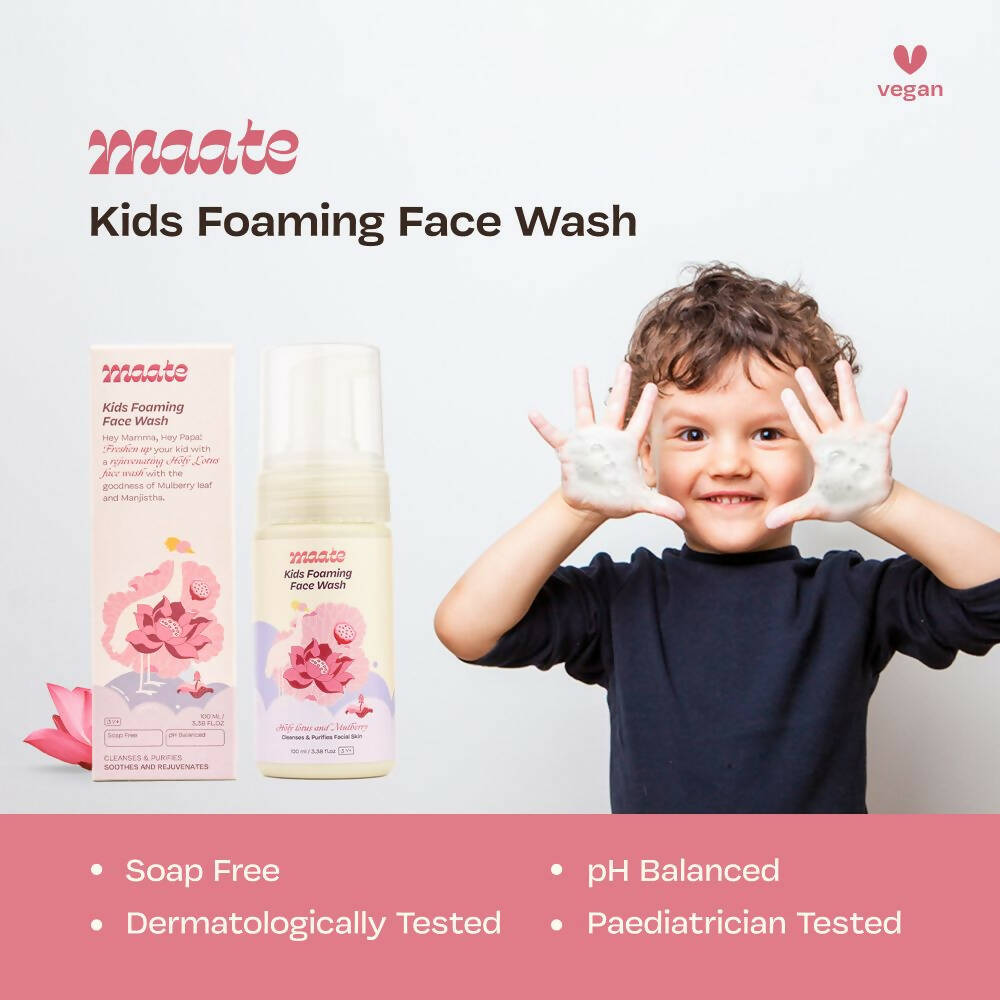 Maate Natural Kids Foaming Face Wash | Grocsy