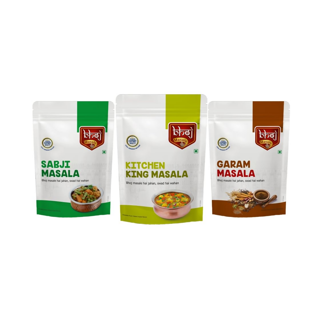Bhoj Masale Sabji, Kitchen King And Garam Masala Powder | Grocsy