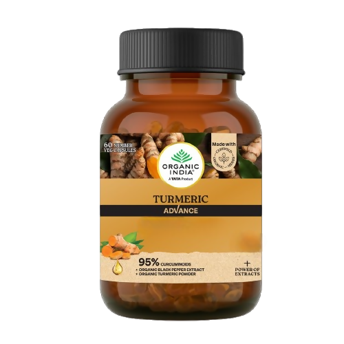 Organic India Turmeric Advance Capsules | Grocsy