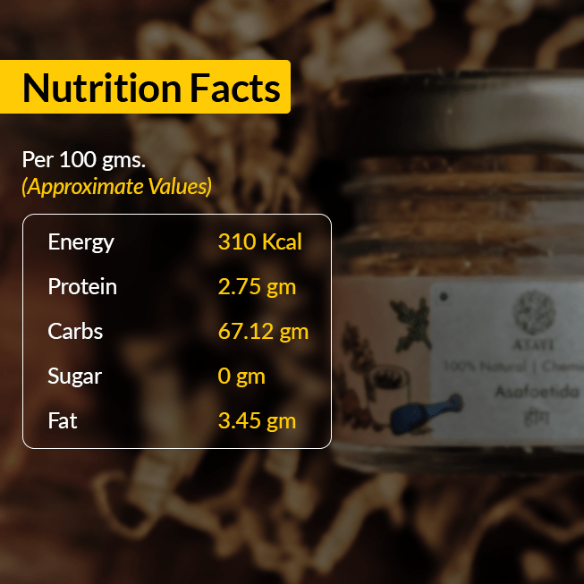 Asavi Handcrafted Natural Hathras Hing (Asafoetida) | Grocsy