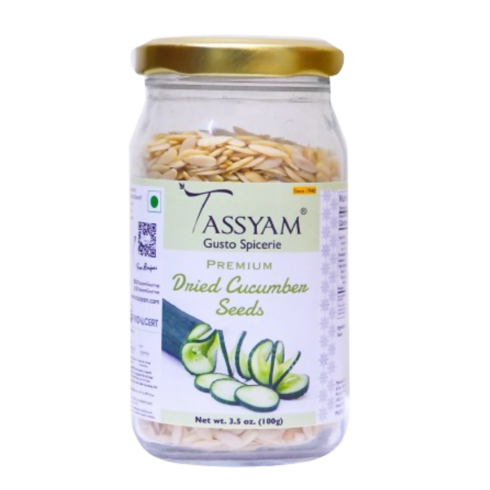 Tassyam Organics Dried Cucumber Seeds | Grocsy