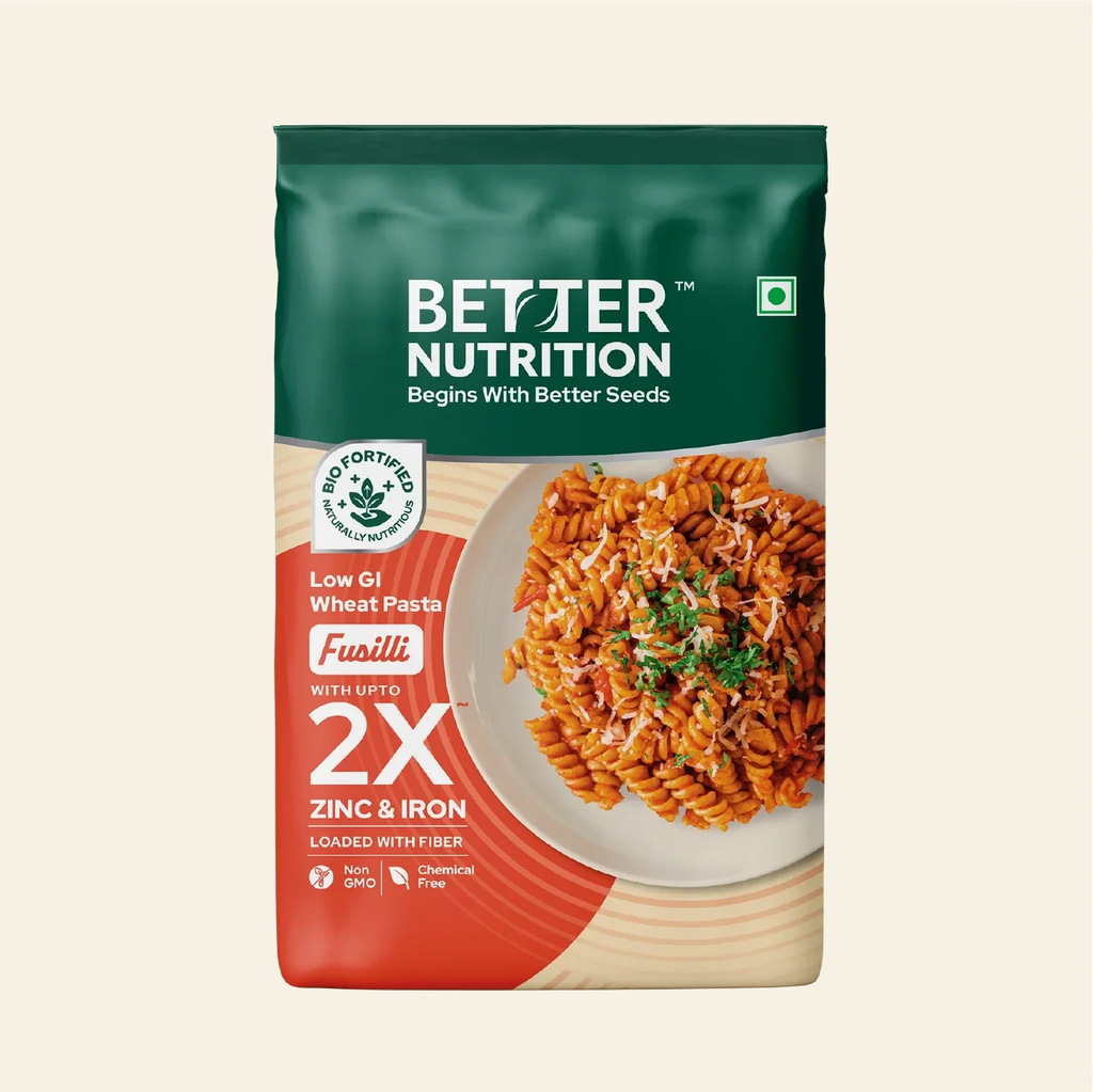 Better Nutrition Biofortified Fusilli / Wheat Pasta | Grocsy