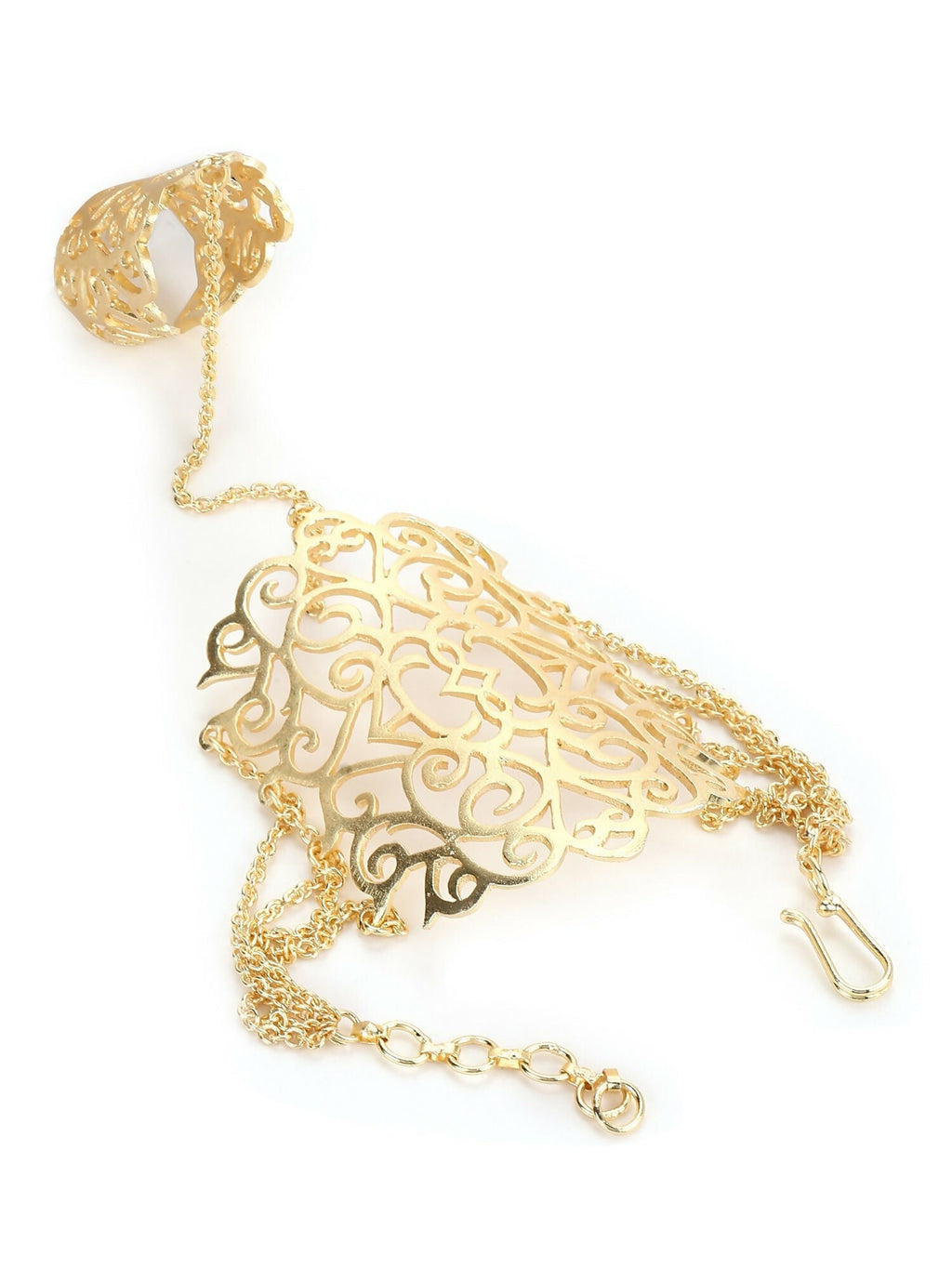 Filigree Hand Harness- Ruby Raang | Grocsy