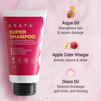 Arata Super Shampoo With Onion Oil | Grocsy