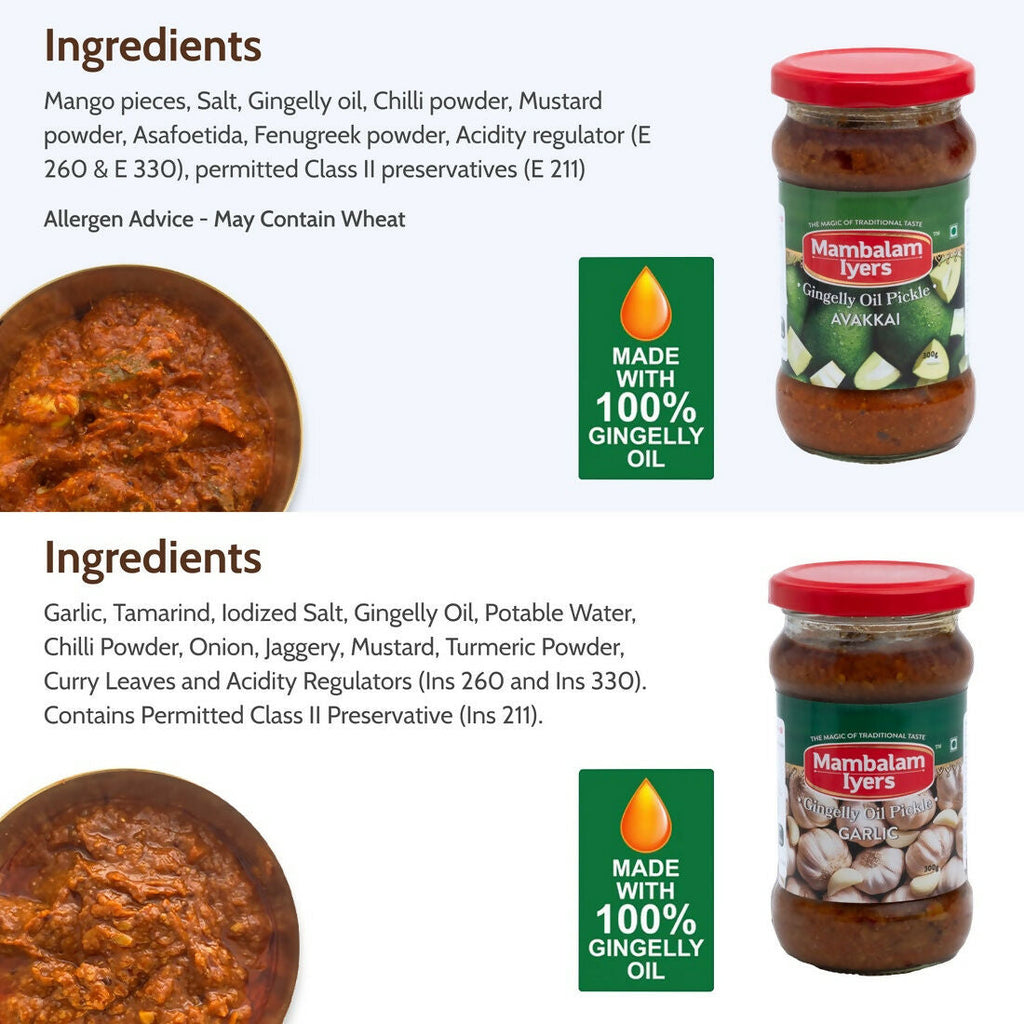 Mambalam Iyers Super Masala Mix & Pickle Mega Pack | Grocsy
