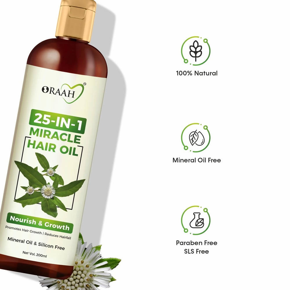 Oraah 25-in-1 Miracle Hair Oil | Grocsy