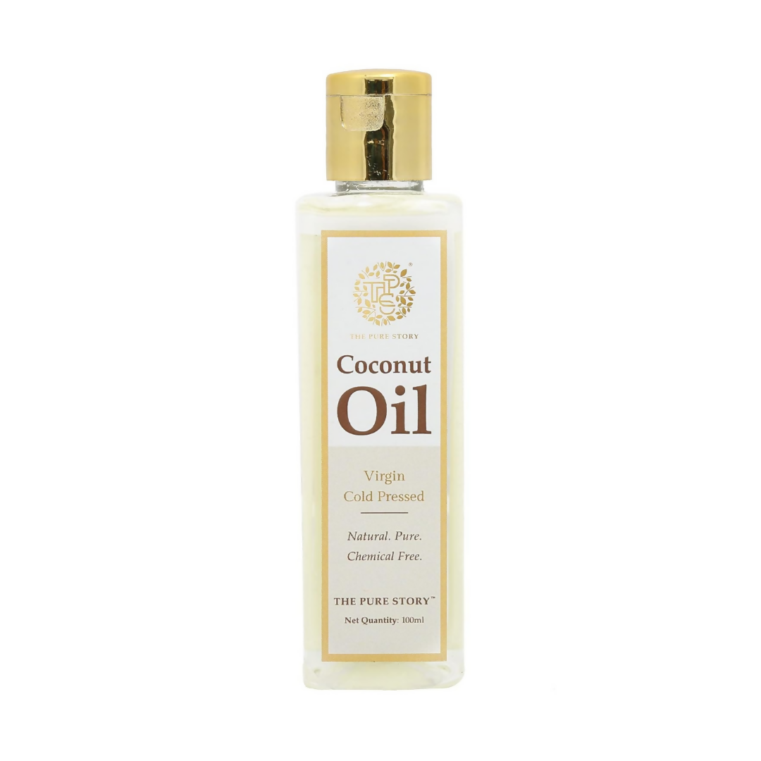 The Pure Story Natural Cold Pressed Coconut Hair Oil | Grocsy
