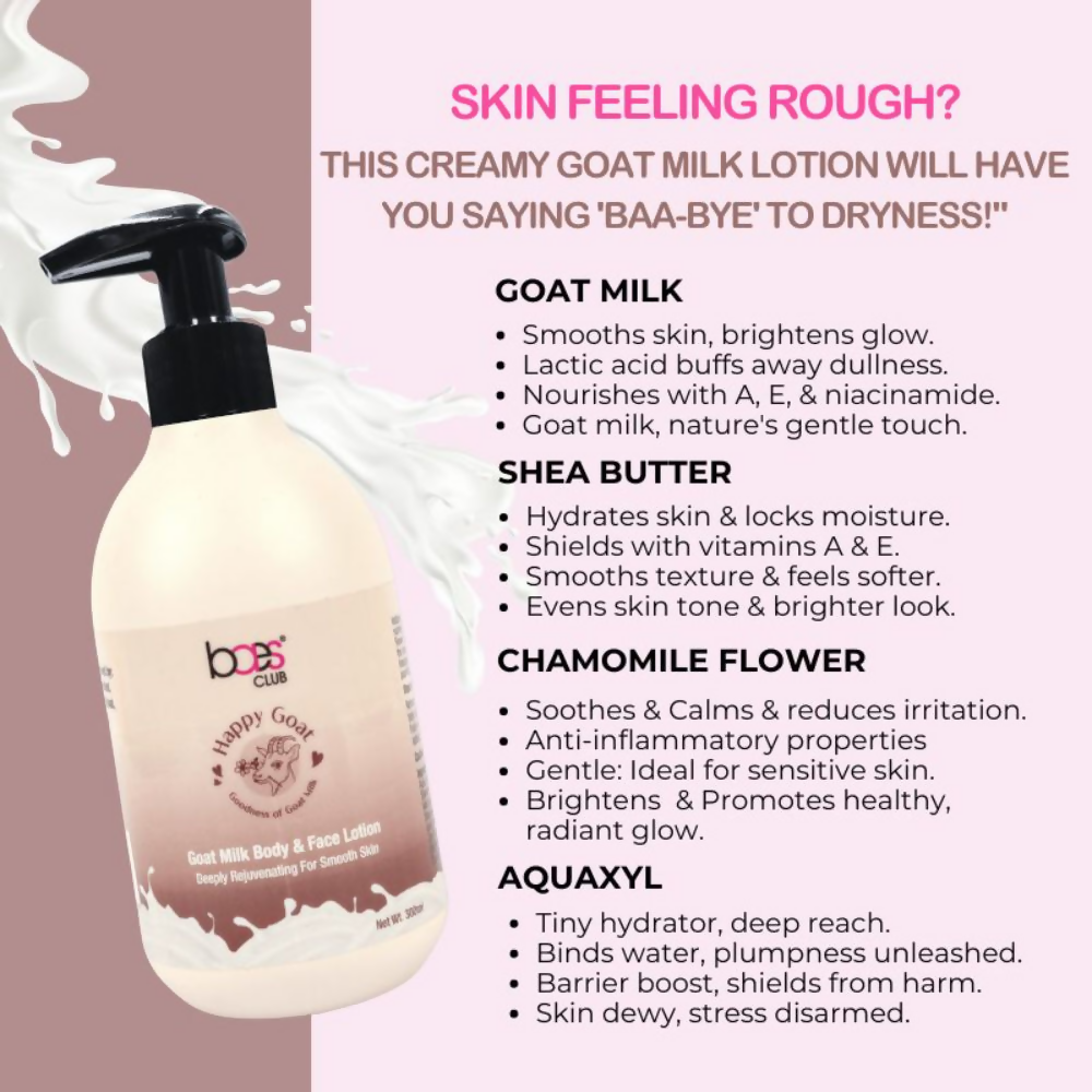 Baes Club Goat Milk Body & Face Lotion | Grocsy